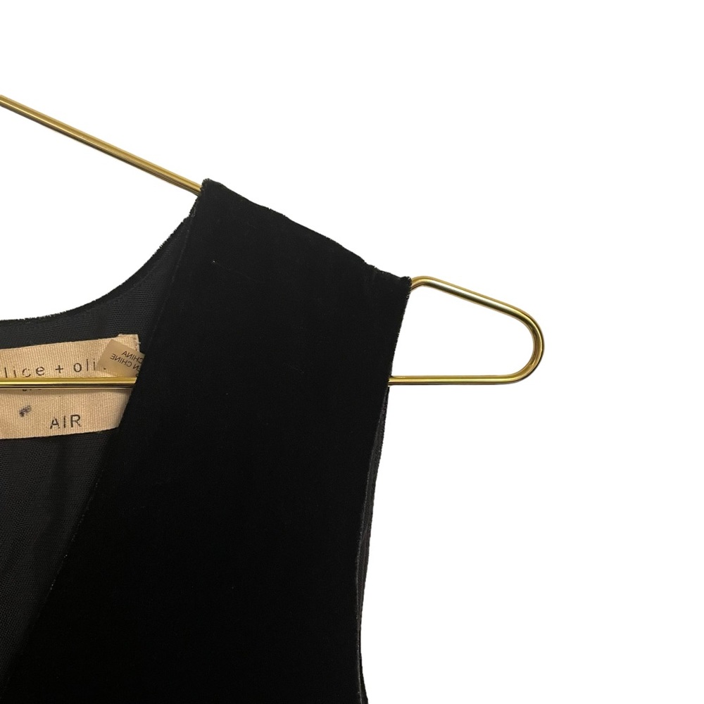 Alice + Olivia Marley Velvet Body Suit Air Stacey Bendet Size SP NWOT - Picture 3 of 9